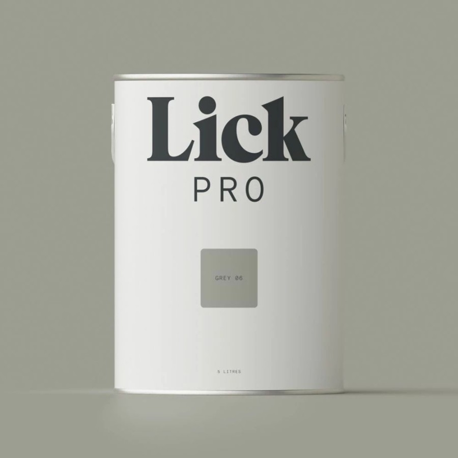 Decorating * | Lickpro Eggshell Grey 06 Emulsion Paint 5Ltr