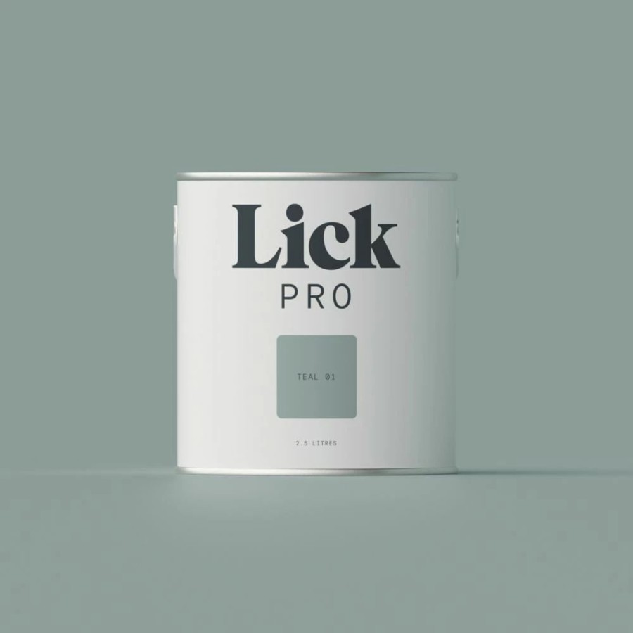 Decorating * | Lickpro Matt Teal 01 Emulsion Paint 2.5Ltr