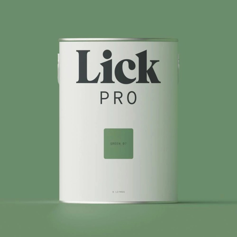 Decorating * | Lickpro Eggshell Green 07 Emulsion Paint 5Ltr