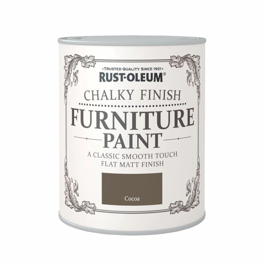 Decorating * | Rust-Oleum Universal Furniture Paint Chalky Cocoa Brown 750Ml