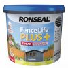 Decorating * | Ronseal Fence Life Plus Shed & Fence Treatment Cornflower 9Ltr