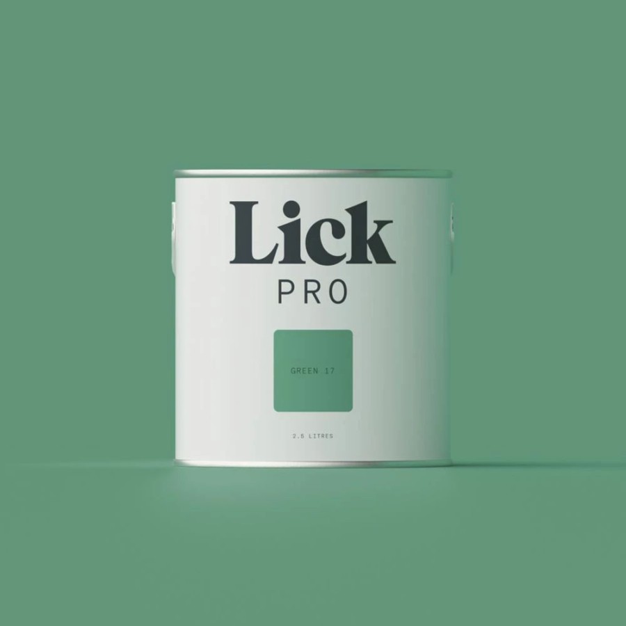 Decorating * | Lickpro Matt Green 17 Emulsion Paint 2.5Ltr