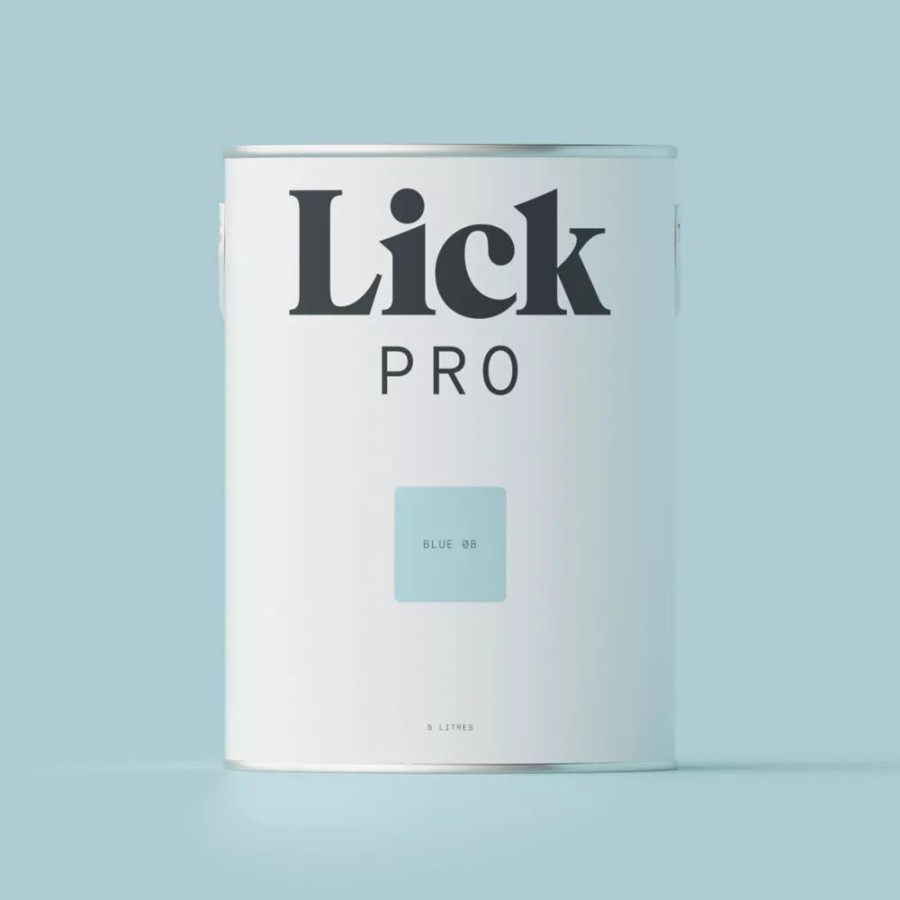 Decorating * | Lickpro Eggshell Blue 08 Emulsion Paint 5Ltr