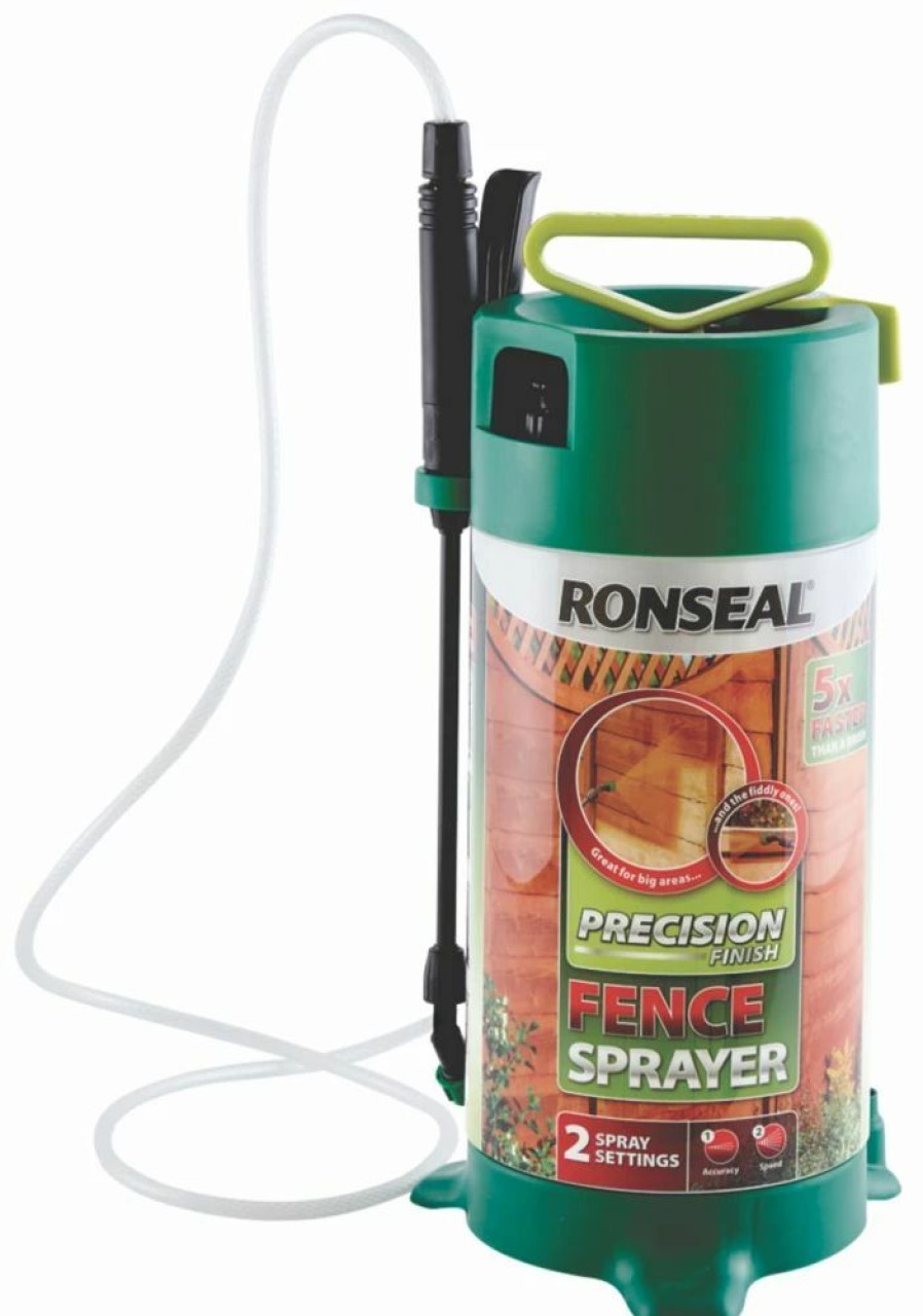 Decorating * | Ronseal Precision Finish Fence Sprayer 5Ltr