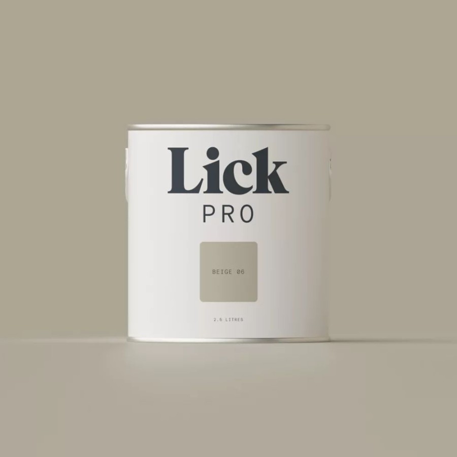 Decorating * | Lickpro Matt Beige 06 Emulsion Paint 2.5Ltr