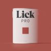 Decorating * | Lickpro Eggshell Red 02 Emulsion Paint 5Ltr