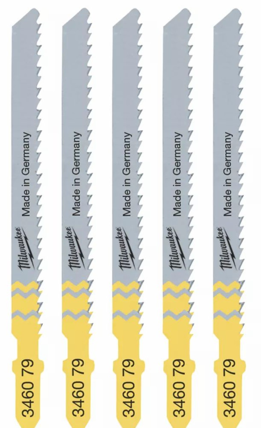 Cutting & Blades * | Milwaukee 4932346079 Wood Jigsaw Blade 75Mm 5 Pack