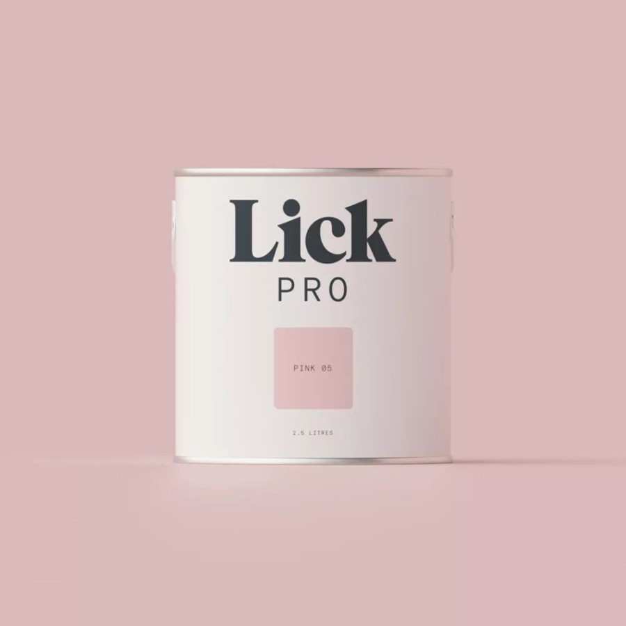 Decorating * | Lickpro Eggshell Pink 05 Emulsion Paint 2.5Ltr