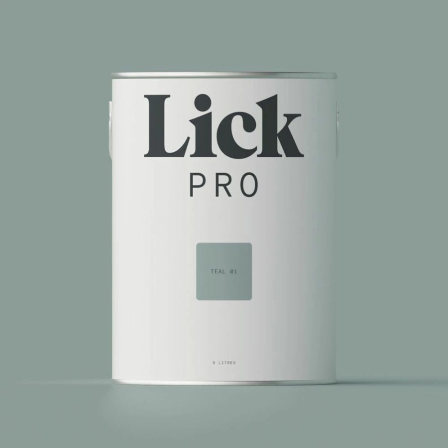 Decorating * | Lickpro Matt Teal 01 Emulsion Paint 5Ltr