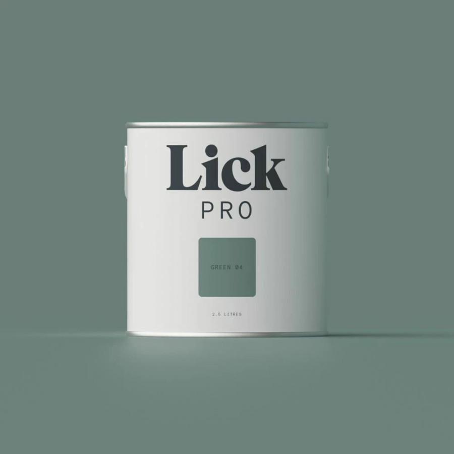 Decorating * | Lickpro Matt Green 04 Emulsion Paint 2.5Ltr