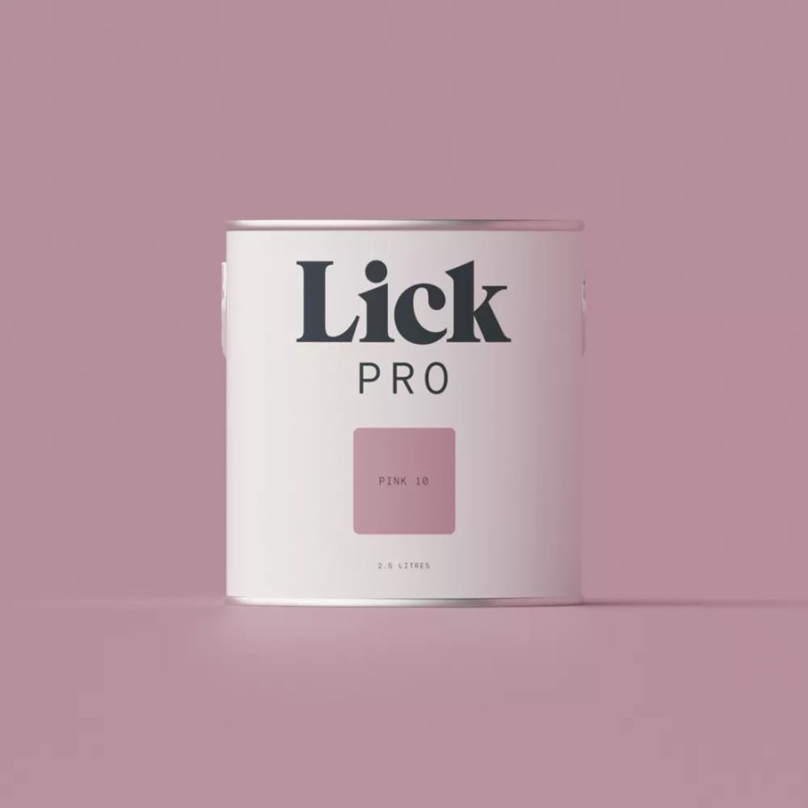 Decorating * | Lickpro Eggshell Pink 10 Emulsion Paint 2.5Ltr