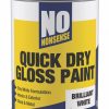 Decorating * | No Nonsense Gloss Pure Brilliant White Acrylic Water-Based Paint 1Ltr