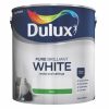 Decorating * | Dulux Silk Pure Brilliant White Emulsion Paint 2.5Ltr