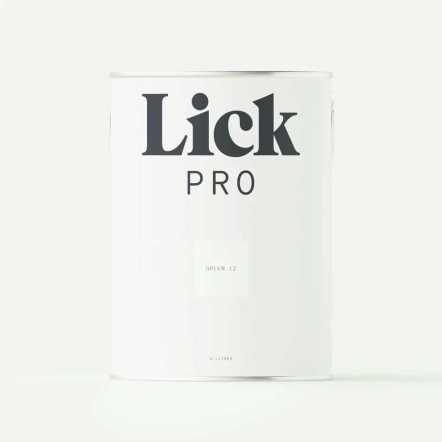 Decorating * | Lickpro Matt Green 12 Emulsion Paint 5Ltr