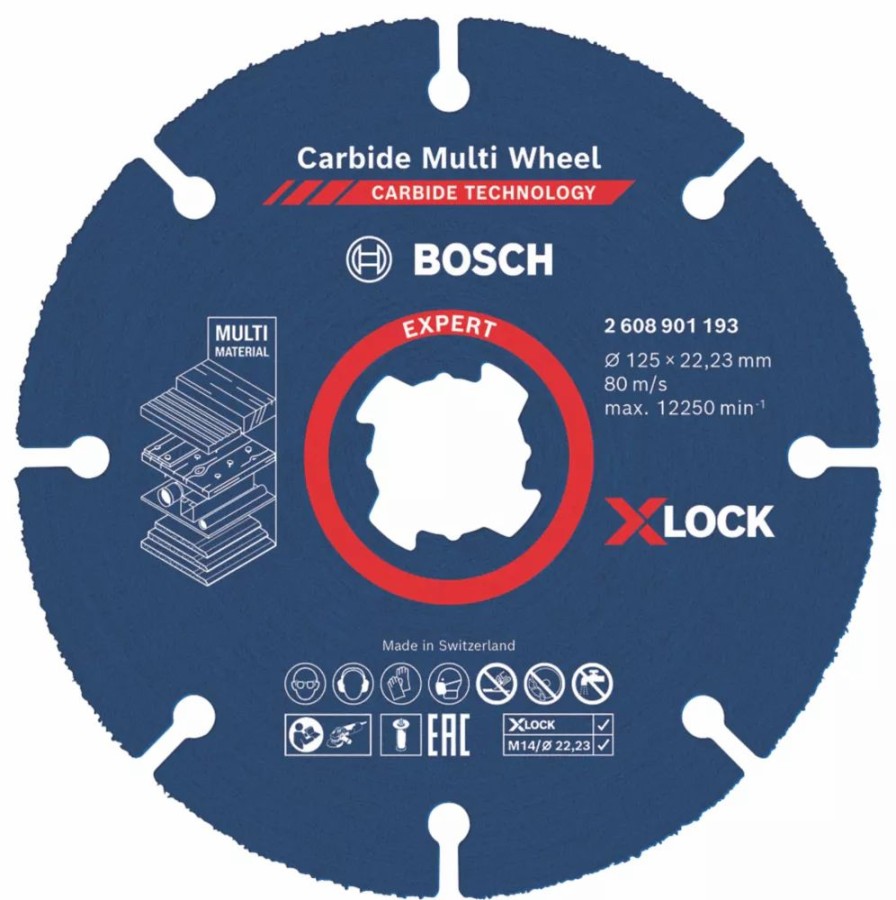 Angle Grinder Discs * | Bosch Expert Wood/Metal/Plastic Multi-Wheel 5" (125Mm) X 1 X 22.23Mm