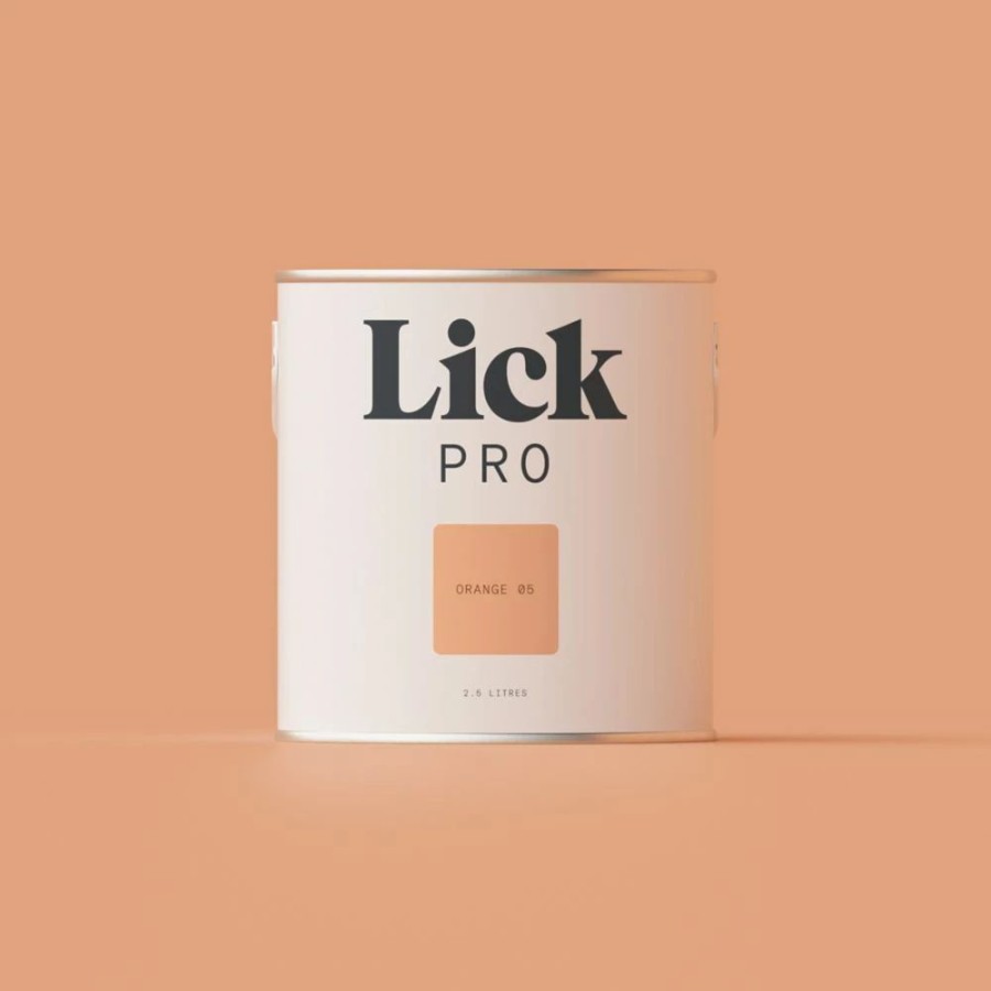 Decorating * | Lickpro Eggshell Orange 05 Emulsion Paint 2.5Ltr