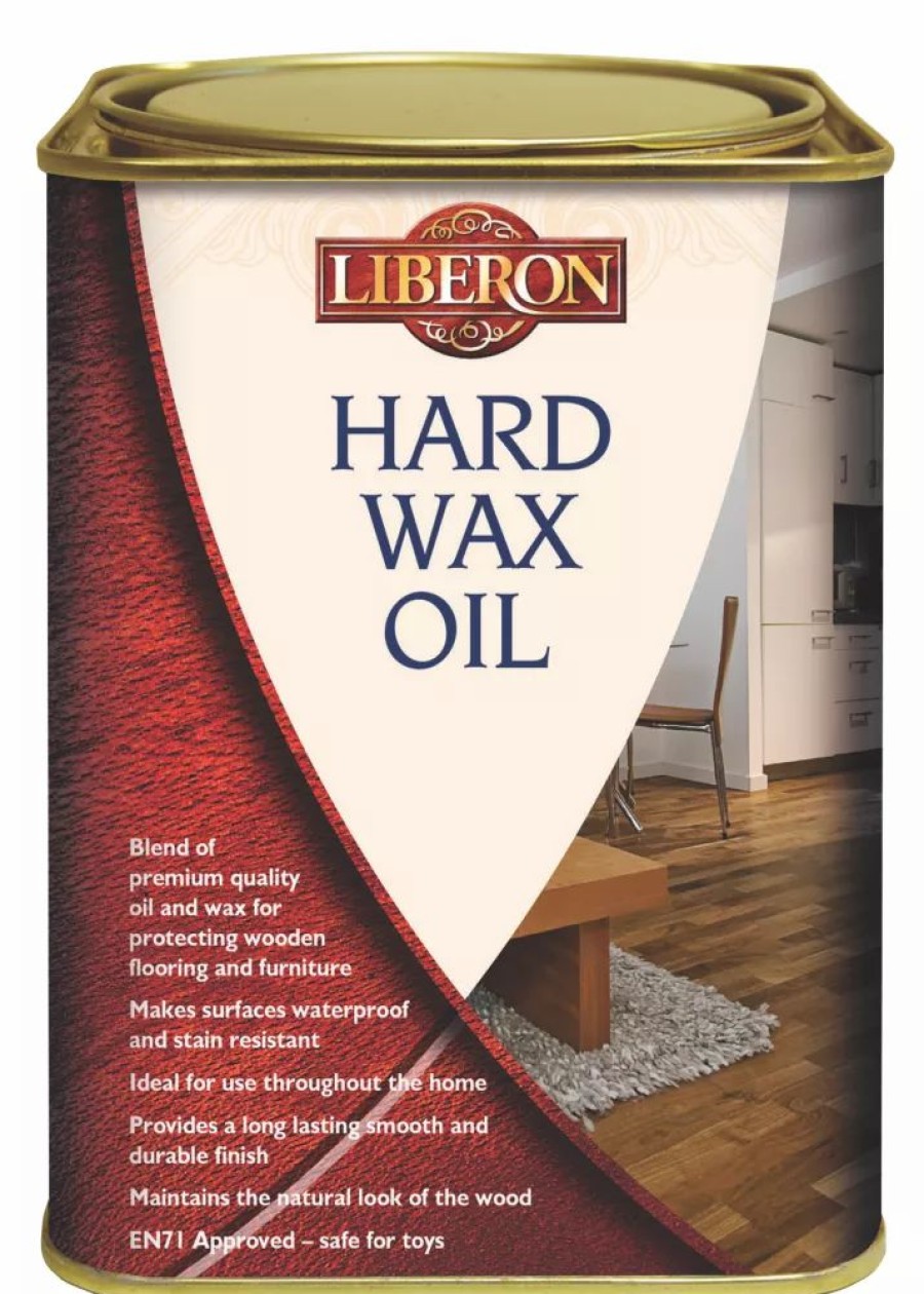 Decorating * | Liberon Hard Wax Oil For Wooden Furniture & Floors Satin 1Ltr