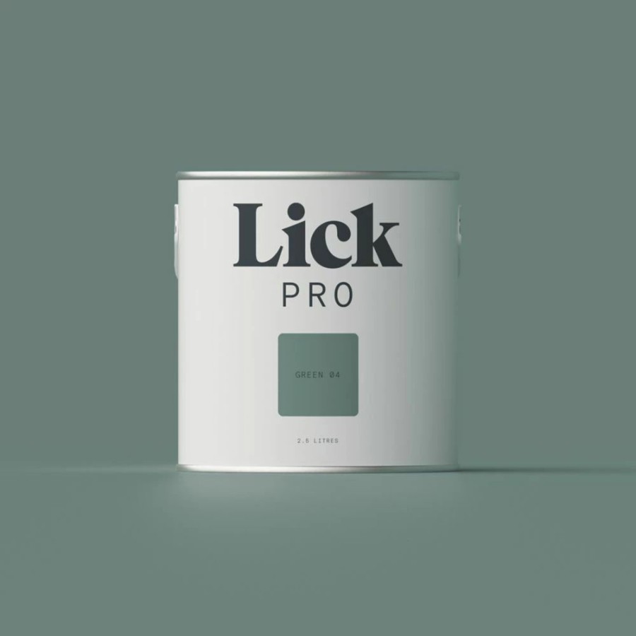 Decorating * | Lickpro Eggshell Green 04 Emulsion Paint 2.5Ltr