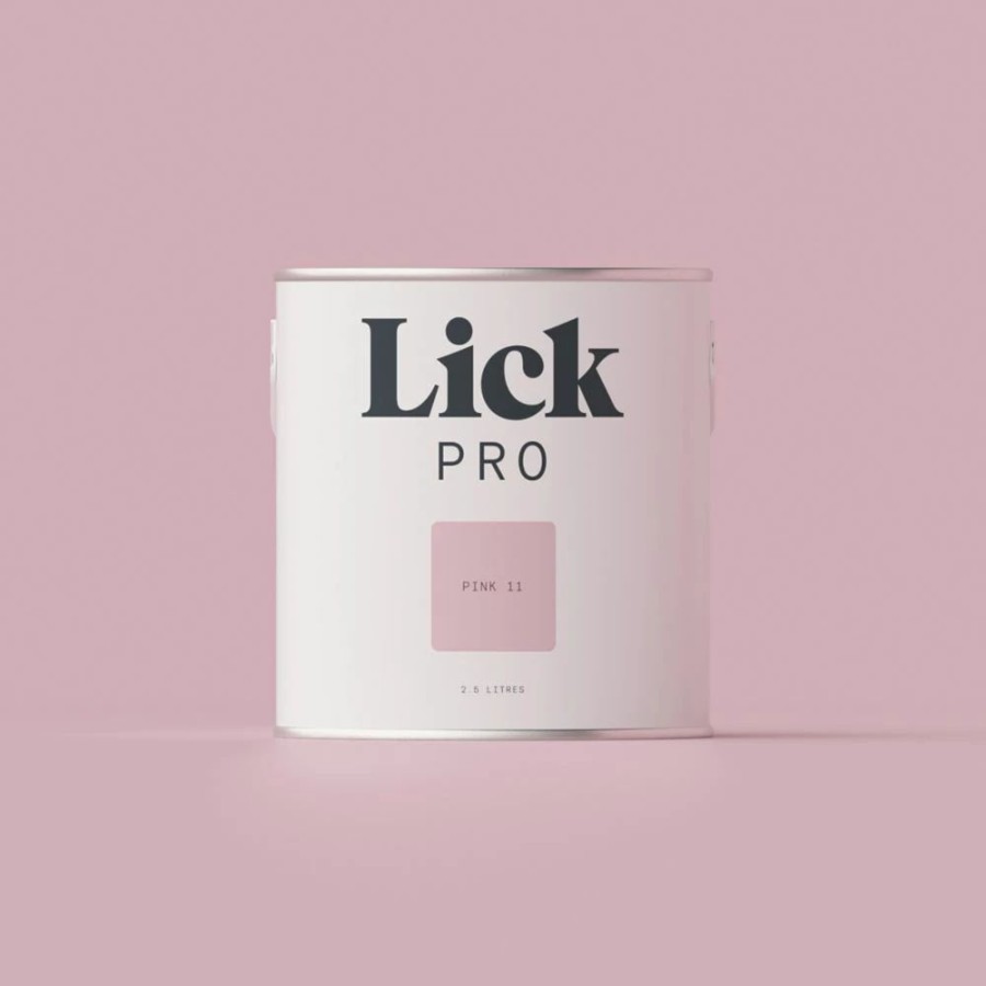 Decorating * | Lickpro Matt Pink 11 Emulsion Paint 2.5Ltr