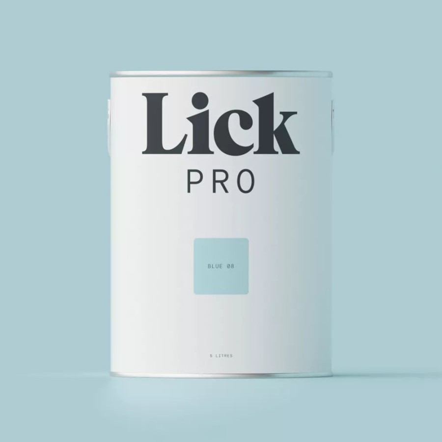 Decorating * | Lickpro Matt Blue 08 Emulsion Paint 5Ltr