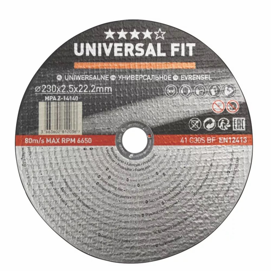 Angle Grinder Discs * | Essentials Masonry/Stone Stone Cutting Disc 9" (230Mm) X 2.5 X 22.2Mm