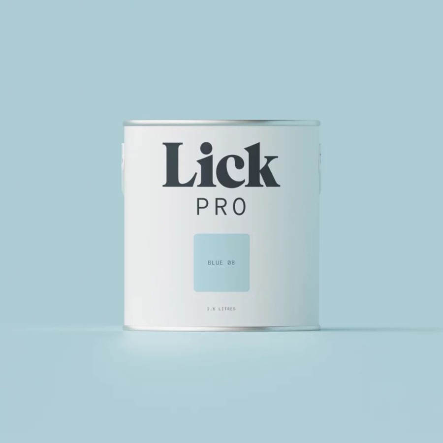 Decorating * | Lickpro Eggshell Blue 08 Emulsion Paint 2.5Ltr