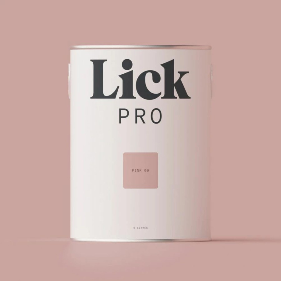 Decorating * | Lickpro Eggshell Pink 09 Emulsion Paint 5Ltr