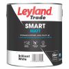 Decorating * | Leyland Trade Smart Matt Brilliant White Emulsion Paint 2.5Ltr