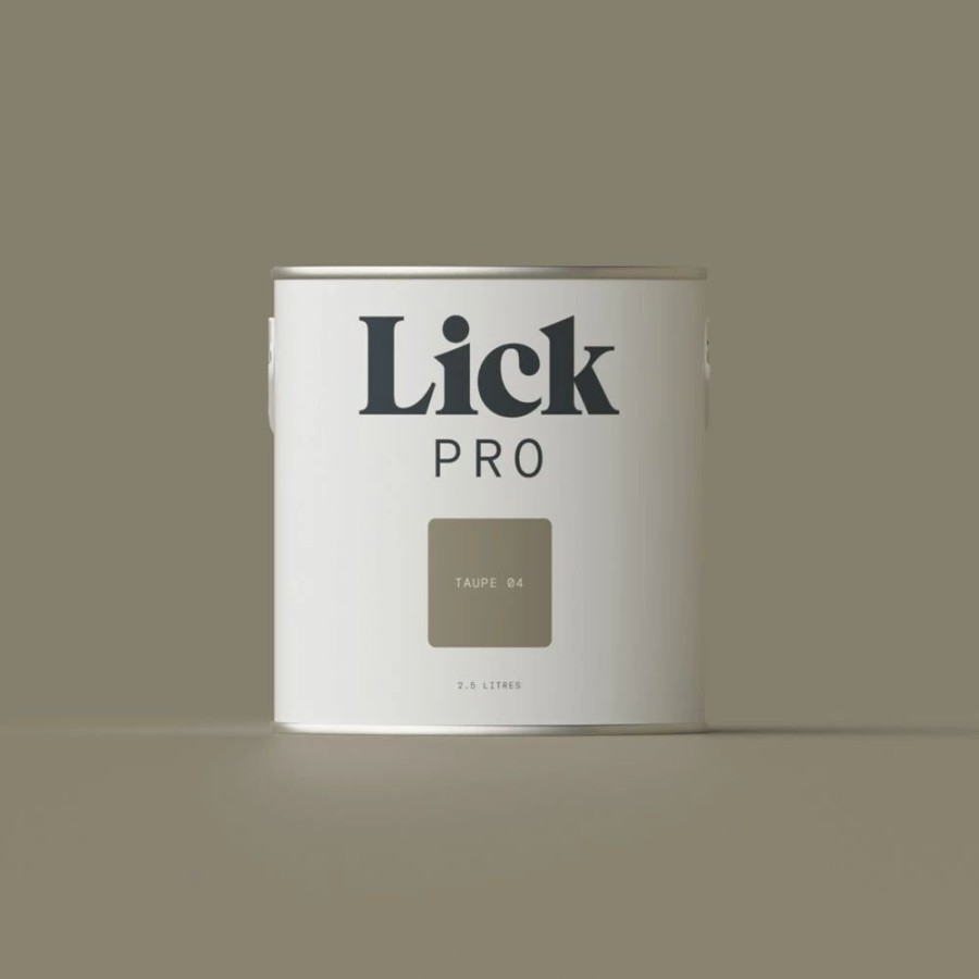 Decorating * | Lickpro Matt Taupe 04 Emulsion Paint 2.5Ltr