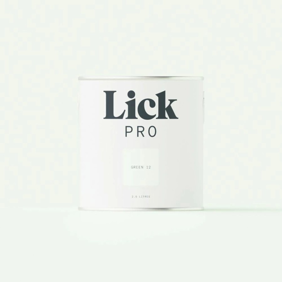 Decorating * | Lickpro Matt Green 12 Emulsion Paint 2.5Ltr