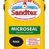 Decorating * | Sandtex Ultra Smooth Masonry Paint Black 5Ltr