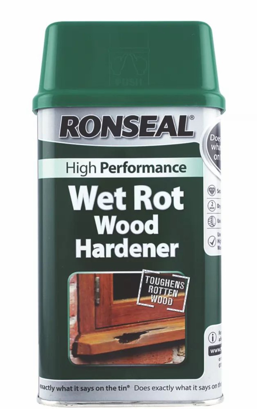 Decorating * | Ronseal Wet Rot Wood Hardener Clear 500Ml