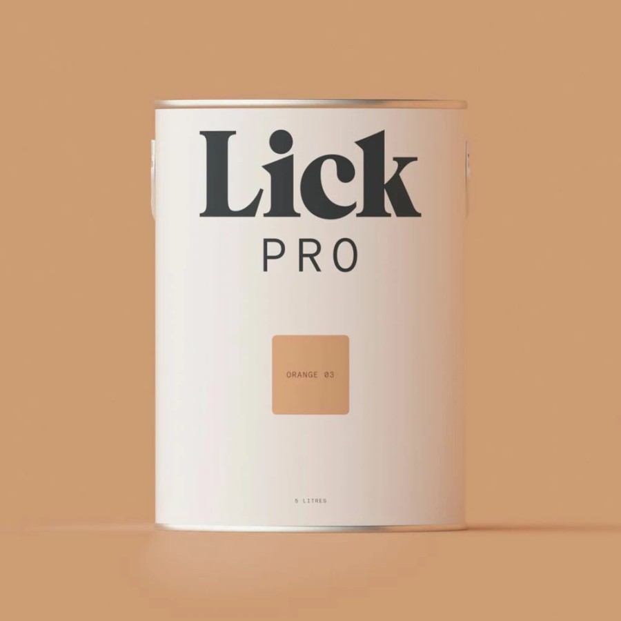 Decorating * | Lickpro Eggshell Orange 03 Emulsion Paint 5Ltr