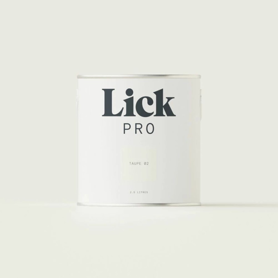 Decorating * | Lickpro Eggshell Taupe 02 Emulsion Paint 2.5Ltr