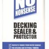 Decorating * | No Nonsense Decking Sealer & Protector Clear 5Ltr