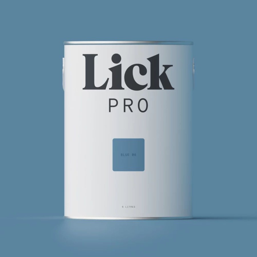 Decorating * | Lickpro Matt Blue 05 Emulsion Paint 5Ltr