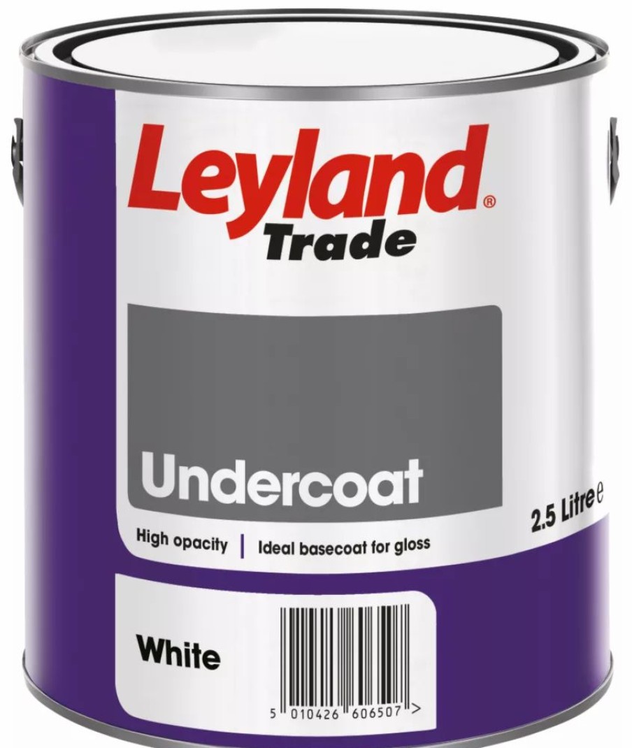 Decorating * | Leyland Trade Undercoat White 2.5Ltr