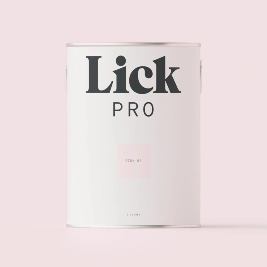 Decorating * | Lickpro Eggshell Pink 04 Emulsion Paint 5Ltr