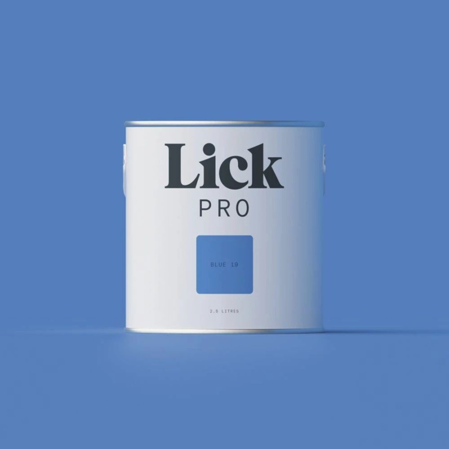 Decorating * | Lickpro Matt Blue 19 Emulsion Paint 2.5Ltr