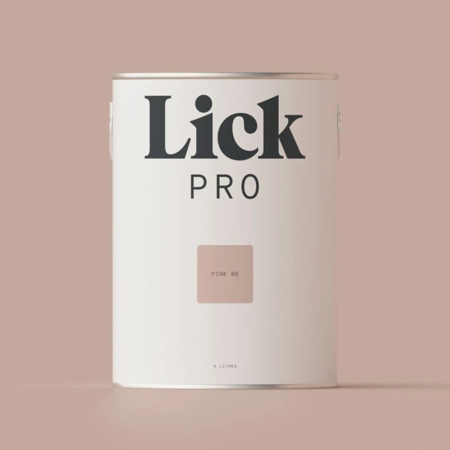 Decorating * | Lickpro Eggshell Pink 08 Emulsion Paint 5Ltr