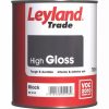 Decorating * | Leyland Trade High Gloss Black Trim Paint 750Ml