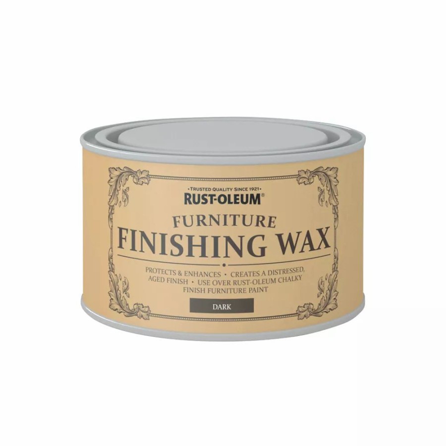 Decorating * | Rust-Oleum Universal Furniture Finishing Wax Matt Dark Brown 400Ml