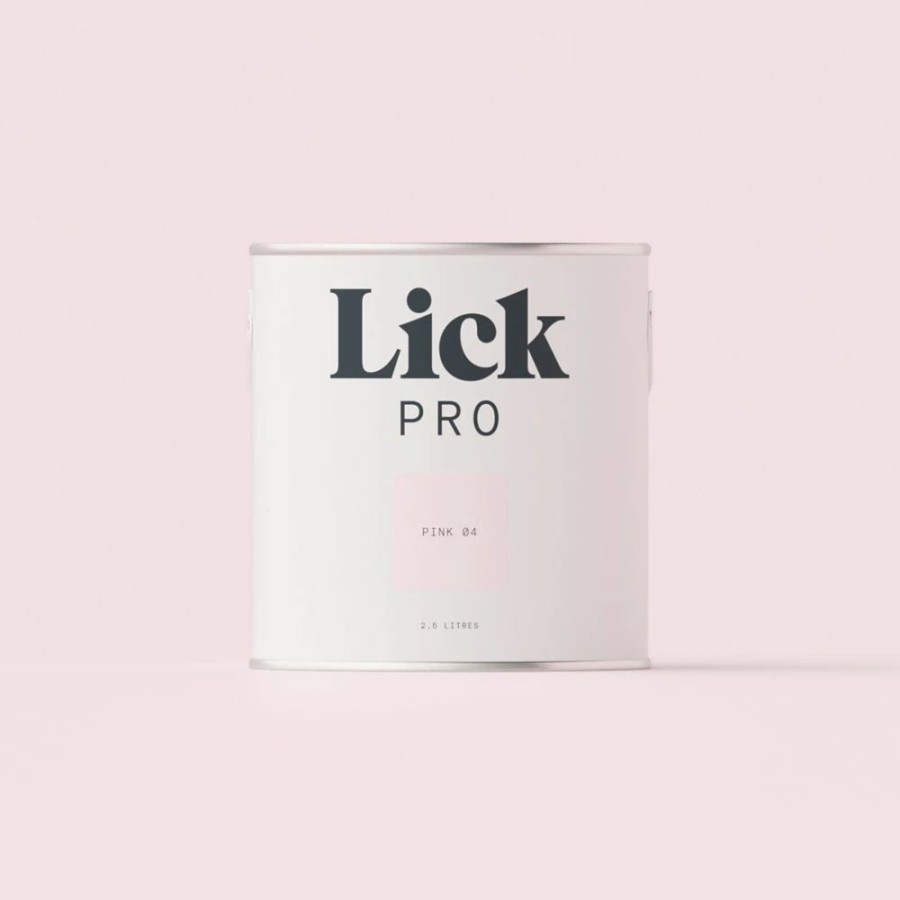 Decorating * | Lickpro Eggshell Pink 04 Emulsion Paint 2.5Ltr