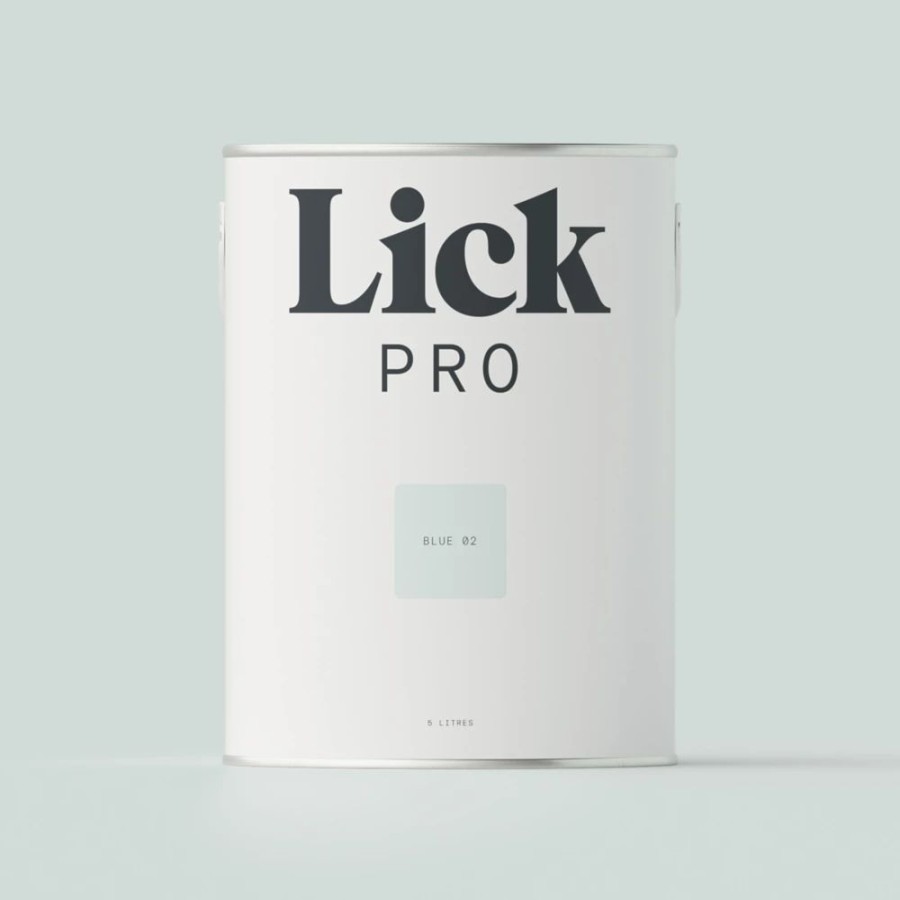 Decorating * | Lickpro Matt Blue 02 Emulsion Paint 5Ltr