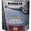 Decorating * | Ronseal Diamond Hard Garage Floor Paint Tile Red 2.5Ltr