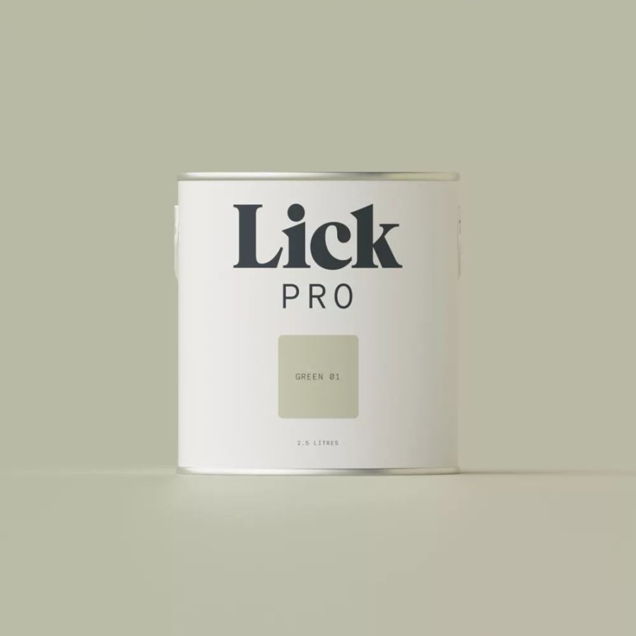 Decorating * | Lickpro Eggshell Green 01 Emulsion Paint 2.5Ltr