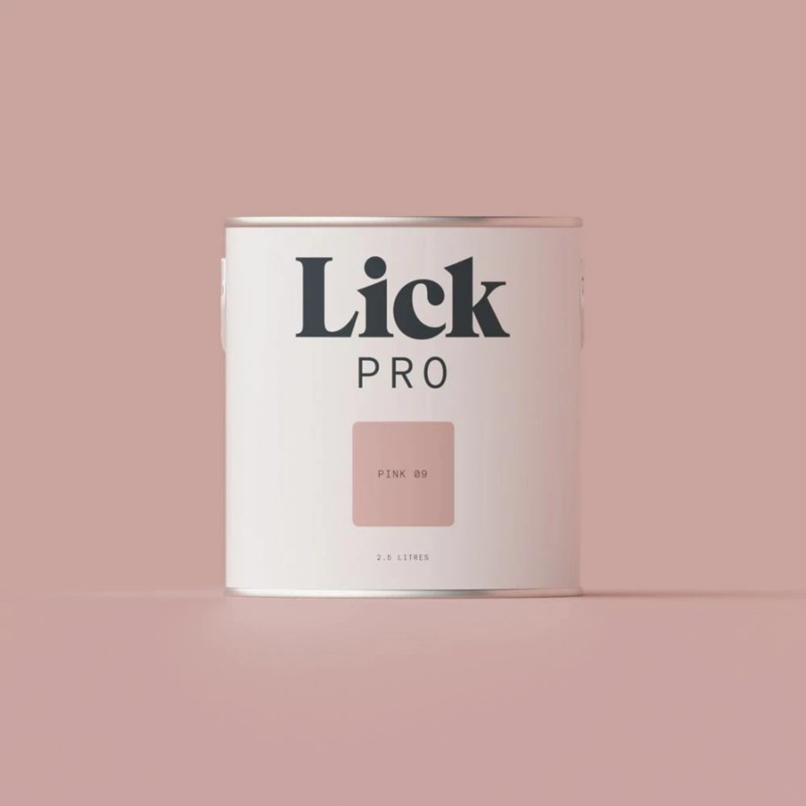 Decorating * | Lickpro Eggshell Pink 09 Emulsion Paint 2.5Ltr