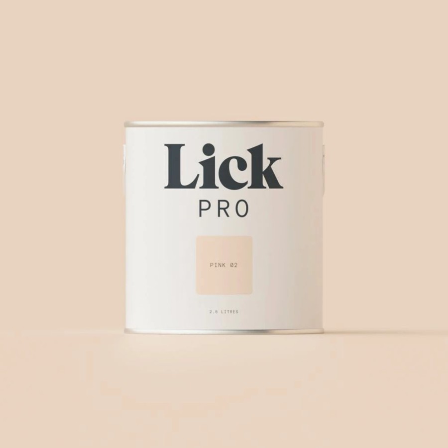 Decorating * | Lickpro Eggshell Pink 02 Emulsion Paint 2.5Ltr