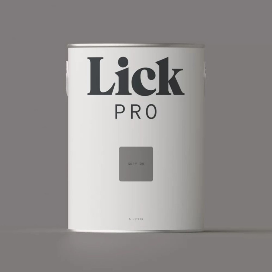 Decorating * | Lickpro Eggshell Grey 09 Emulsion Paint 5Ltr