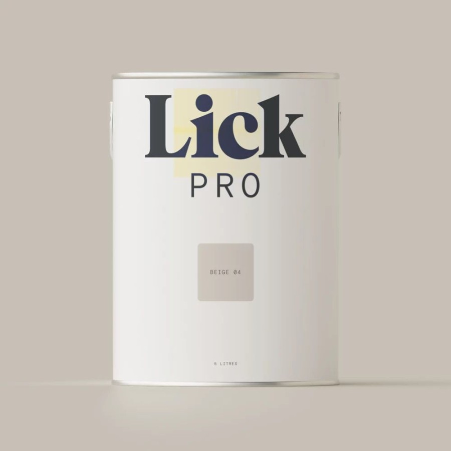 Decorating * | Lickpro Eggshell Beige 04 Emulsion Paint 5Ltr